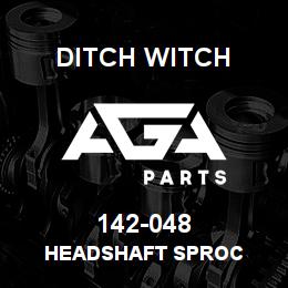 142-048 Ditch Witch HEADSHAFT SPROC | AGA Parts