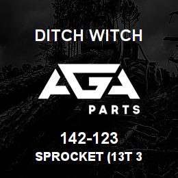 142-123 Ditch Witch SPROCKET (13T 3 | AGA Parts