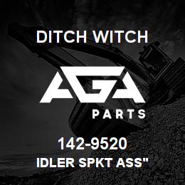 142-9520 Ditch Witch IDLER SPKT ASS' | AGA Parts
