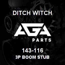 143-116 Ditch Witch 3P BOOM STUB | AGA Parts