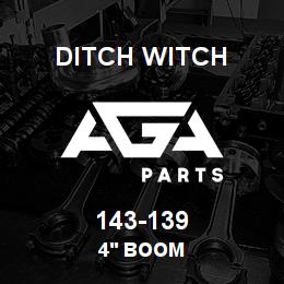 143-139 Ditch Witch 4' BOOM | AGA Parts