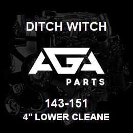 143-151 Ditch Witch 4' LOWER CLEANE | AGA Parts