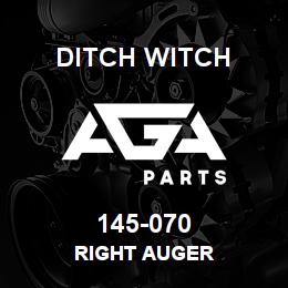 145-070 Ditch Witch RIGHT AUGER | AGA Parts