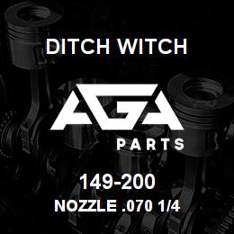 149-200 Ditch Witch NOZZLE .070 1/4 | AGA Parts