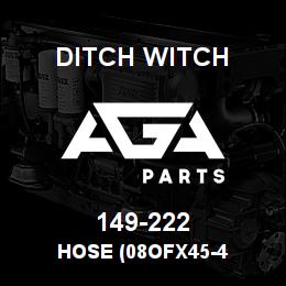 149-222 Ditch Witch HOSE (08OFX45-4 | AGA Parts