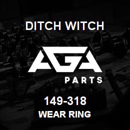 149-318 Ditch Witch WEAR RING | AGA Parts
