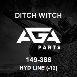 149-386 Ditch Witch HYD LINE (-12) | AGA Parts