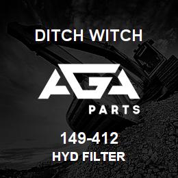 149-412 Ditch Witch HYD FILTER | AGA Parts