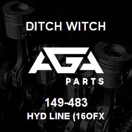 149-483 Ditch Witch HYD LINE (16OFX | AGA Parts
