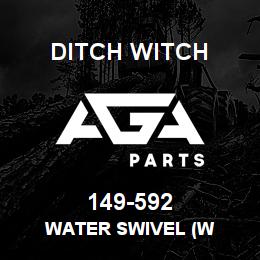 149-592 Ditch Witch WATER SWIVEL (W | AGA Parts