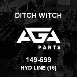 149-599 Ditch Witch HYD LINE (16) | AGA Parts