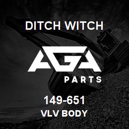 149-651 Ditch Witch VLV BODY | AGA Parts