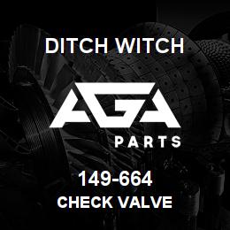149-664 Ditch Witch CHECK VALVE | AGA Parts