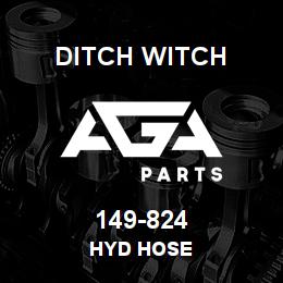 149-824 Ditch Witch HYD HOSE | AGA Parts