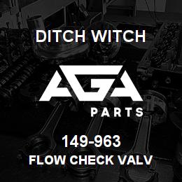 149-963 Ditch Witch FLOW CHECK VALV | AGA Parts
