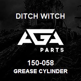 150-058 Ditch Witch GREASE CYLINDER | AGA Parts