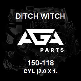 150-118 Ditch Witch CYL (2.0 X 1. | AGA Parts