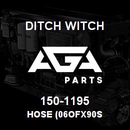150-1195 Ditch Witch HOSE (06OFX90S | AGA Parts