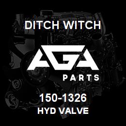 150-1326 Ditch Witch HYD VALVE | AGA Parts