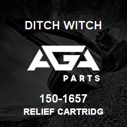 150-1657 Ditch Witch RELIEF CARTRIDG | AGA Parts
