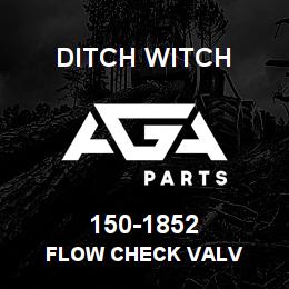 150-1852 Ditch Witch FLOW CHECK VALV | AGA Parts