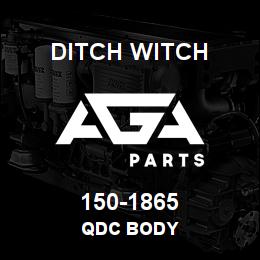 150-1865 Ditch Witch QDC BODY | AGA Parts