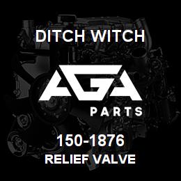 150-1876 Ditch Witch RELIEF VALVE | AGA Parts