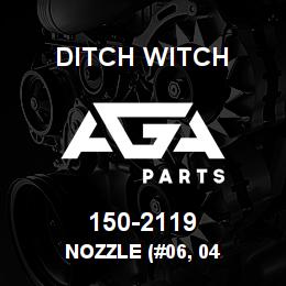 150-2119 Ditch Witch NOZZLE (#06, 04 | AGA Parts