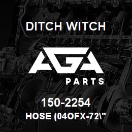 150-2254 Ditch Witch HOSE (04OFX-72" | AGA Parts