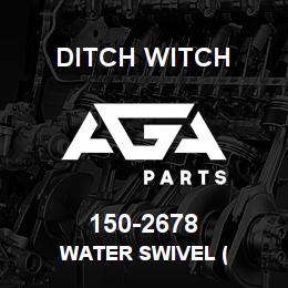 150-2678 Ditch Witch WATER SWIVEL ( | AGA Parts