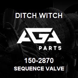 150-2870 Ditch Witch SEQUENCE VALVE | AGA Parts