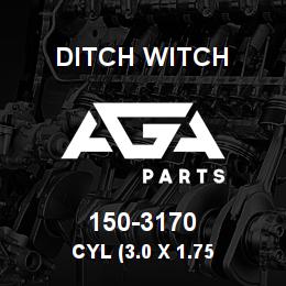 150-3170 Ditch Witch CYL (3.0 X 1.75 | AGA Parts
