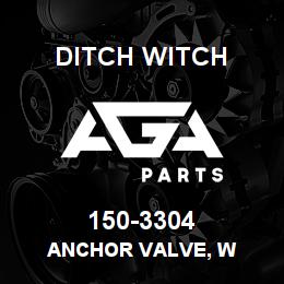 150-3304 Ditch Witch ANCHOR VALVE, W | AGA Parts
