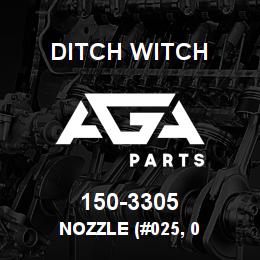 150-3305 Ditch Witch NOZZLE (#025, 0 | AGA Parts