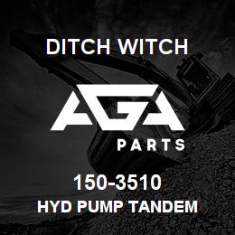 150-3510 Ditch Witch HYD PUMP TANDEM | AGA Parts