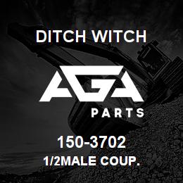 150-3702 Ditch Witch 1/2MALE COUP. | AGA Parts