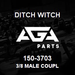 150-3703 Ditch Witch 3/8 MALE COUPL | AGA Parts