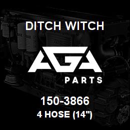 150-3866 Ditch Witch 4 HOSE (14') | AGA Parts