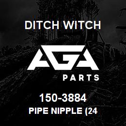 150-3884 Ditch Witch PIPE NIPPLE (24 | AGA Parts