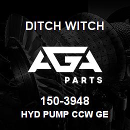 150-3948 Ditch Witch HYD PUMP CCW GE | AGA Parts