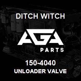 150-4040 Ditch Witch UNLOADER VALVE | AGA Parts