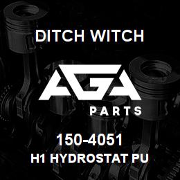 150-4051 Ditch Witch H1 HYDROSTAT PU | AGA Parts