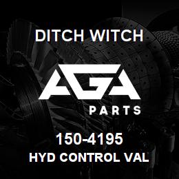 150-4195 Ditch Witch HYD CONTROL VAL | AGA Parts