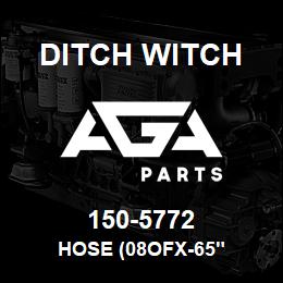 150-5772 Ditch Witch HOSE (08OFX-65" | AGA Parts