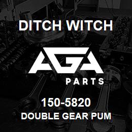 150-5820 Ditch Witch DOUBLE GEAR PUM | AGA Parts