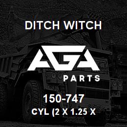 150-747 Ditch Witch CYL (2 X 1.25 X | AGA Parts