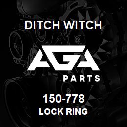 150-778 Ditch Witch LOCK RING | AGA Parts