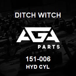 151-006 Ditch Witch HYD CYL | AGA Parts