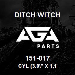 151-017 Ditch Witch CYL (3.0" X 1.1 | AGA Parts