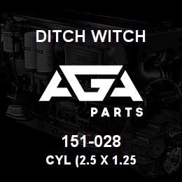 151-028 Ditch Witch CYL (2.5 X 1.25 | AGA Parts